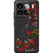 Чорний чохол BoxFace Xiaomi 15 3D Ukrainian Muse