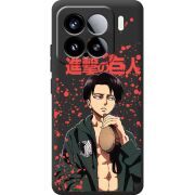 Чорний чохол BoxFace Xiaomi 15 Атака Титанов Леви