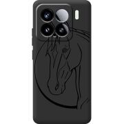 Чорний чохол BoxFace Xiaomi 15 Horse