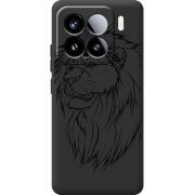 Чорний чохол BoxFace Xiaomi 15 Lion
