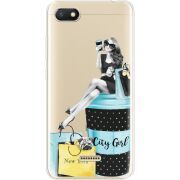 Прозрачный чехол Uprint Xiaomi Redmi 6A City Girl