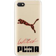 Прозрачный чехол Uprint Xiaomi Redmi 6A Wild Cat