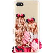 Прозрачный чехол Uprint Xiaomi Redmi 6A Mouse Girls