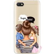 Прозрачный чехол Uprint Xiaomi Redmi 6A Super Mama