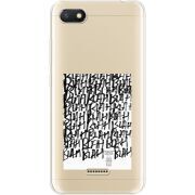 Прозрачный чехол Uprint Xiaomi Redmi 6A Blah Blah