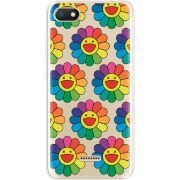 Прозрачный чехол Uprint Xiaomi Redmi 6A Hippie Flowers