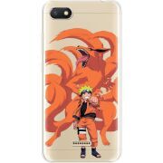 Прозрачный чехол Uprint Xiaomi Redmi 6A Naruto and Kurama