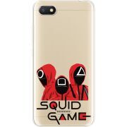 Прозрачный чехол Uprint Xiaomi Redmi 6A siquid game люди в красном