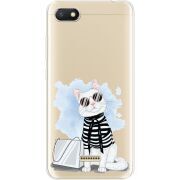 Прозрачный чехол Uprint Xiaomi Redmi 6A Cat Style
