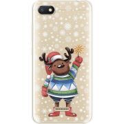 Прозрачный чехол Uprint Xiaomi Redmi 6A Christmas Deer with Snow