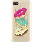 Прозрачный чехол Uprint Xiaomi Redmi 6A Donuts