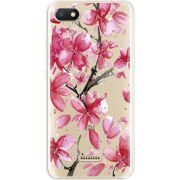 Прозрачный чехол Uprint Xiaomi Redmi 6A Pink Magnolia
