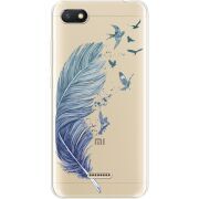 Прозрачный чехол Uprint Xiaomi Redmi 6A Feather