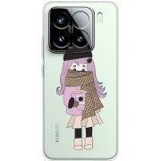 Прозорий чохол BoxFace Xiaomi 15 Winter Morning Girl