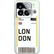 Прозорий чохол BoxFace Xiaomi 15 Ticket London