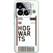 Прозорий чохол BoxFace Xiaomi 15 Ticket Hogwarts
