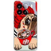 Прозорий чохол BoxFace Xiaomi 15 Winter Puggy