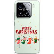 Прозорий чохол BoxFace Xiaomi 15 Merry Christmas