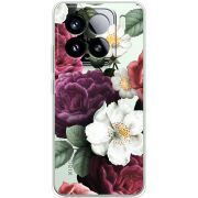 Прозорий чохол BoxFace Xiaomi 15 Floral Dark Dreams