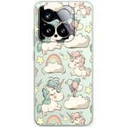 Прозорий чохол BoxFace Xiaomi 15 Unicorns