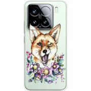 Прозорий чохол BoxFace Xiaomi 15 Winking Fox