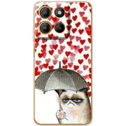 Чохол BoxFace Motorola G15 Power Raining Hearts