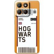 Прозорий чохол BoxFace Motorola G15 Power Ticket Hogwarts