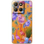 Прозорий чохол BoxFace Motorola G15 Power Flamingo