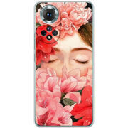 Чохол BoxFace Honor 50 Girl in Flowers