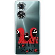 Прозорий чохол BoxFace Honor 50 siquid game люди в красном