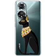 Чохол зі стразами Honor 50 Egipet Cat