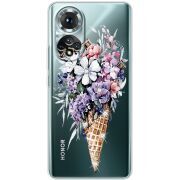 Чохол зі стразами Honor 50 Ice Cream Flowers