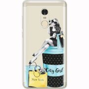 Прозрачный чехол Uprint Xiaomi Redmi Note 4x City Girl