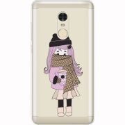 Прозрачный чехол Uprint Xiaomi Redmi Note 4x Winter Morning Girl