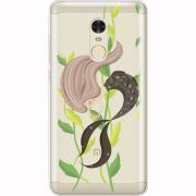 Прозрачный чехол Uprint Xiaomi Redmi Note 4x Cute Mermaid