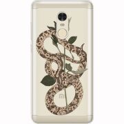 Прозрачный чехол Uprint Xiaomi Redmi Note 4x Glamor Snake