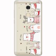Прозрачный чехол Uprint Xiaomi Redmi Note 4x The Friendly Beasts