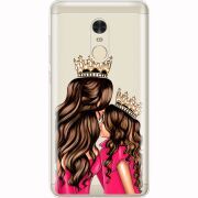 Прозрачный чехол Uprint Xiaomi Redmi Note 4x Queen and Princess