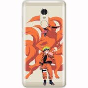 Прозрачный чехол Uprint Xiaomi Redmi Note 4x Naruto and Kurama