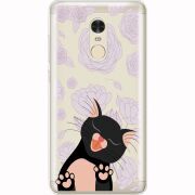 Прозрачный чехол Uprint Xiaomi Redmi Note 4x Meow