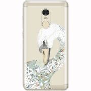 Прозрачный чехол Uprint Xiaomi Redmi Note 4x Swan