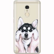 Прозрачный чехол Uprint Xiaomi Redmi Note 4x Husky