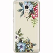 Прозрачный чехол Uprint Xiaomi Redmi Note 4x Floral
