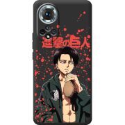 Чорний чохол BoxFace Honor 50 Атака Титанов Леви