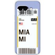 Прозорий чохол BoxFace Google Pixel 9A Ticket Miami