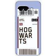 Прозорий чохол BoxFace Google Pixel 9A Ticket Hogwarts