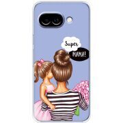 Прозорий чохол BoxFace Google Pixel 9A Super Mama and Daughter