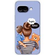 Прозорий чохол BoxFace Google Pixel 9A Super Mama and Son