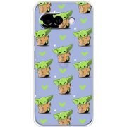 Прозорий чохол BoxFace Google Pixel 9A Pattern Baby Yoda