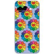 Прозорий чохол BoxFace Google Pixel 9A Hippie Flowers